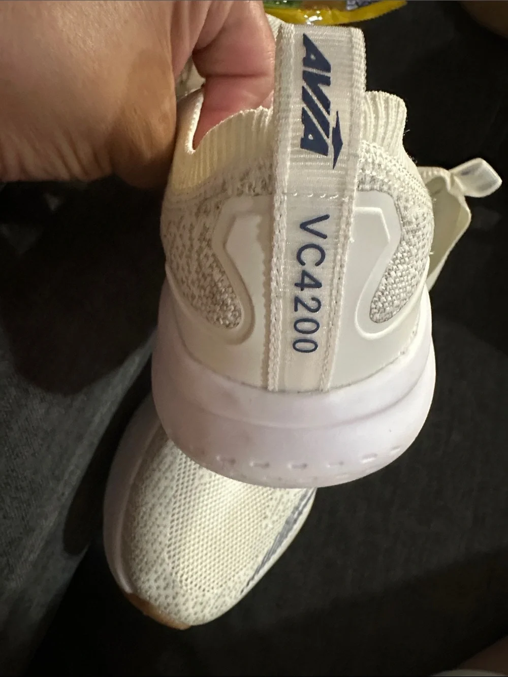Avia Women’s Lightweight Knit White Athletic Sneakers 9.5
